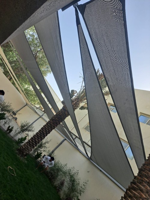 مظلات شد انشائي من مظلات وسواتر شبكة التميز