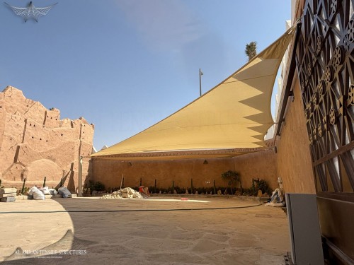 مظلات شد انشائي من مظلات وسواتر شبكة التميز