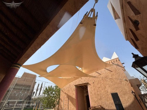 مظلات شد انشائي من مظلات وسواتر شبكة التميز