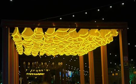 مظلات قص ليزر عصرية | تصميم وتنفيذ احترافي من مظلات وسواتر شبكة التميز