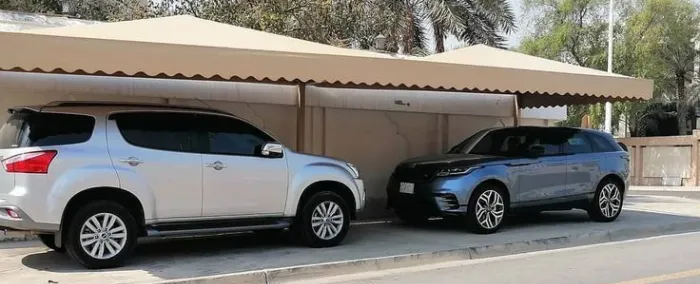 أشكال مظلات السيارات